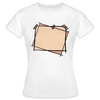 Cadres photo / Cadres photo pour de beaux souvenirs - T-shirt Femme - blanc - Devant - AI Model Female 172 dark (172cm)