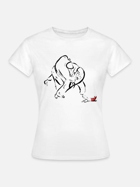 TAI OTOSHI - Frauen T-Shirt - Weiß