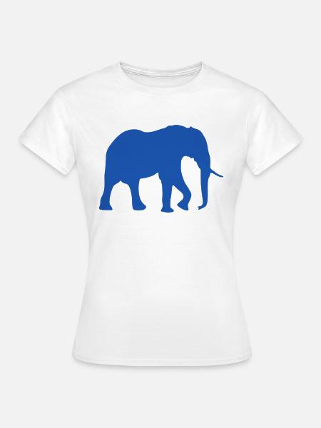 elephant - Frauen T-Shirt - Weiß