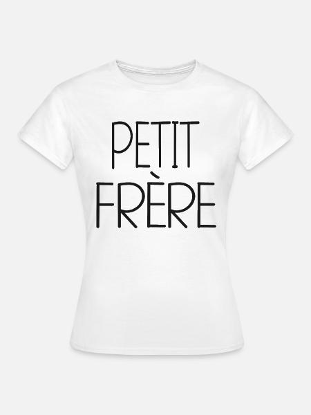 Kleiner Bruder - fragin - Frauen T-Shirt - Weiß