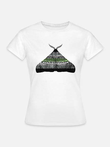 Agender pride Motte - Frauen T-Shirt - Weiß