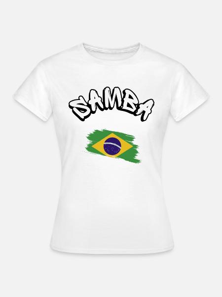 SAMBA - Frauen T-Shirt - Weiß