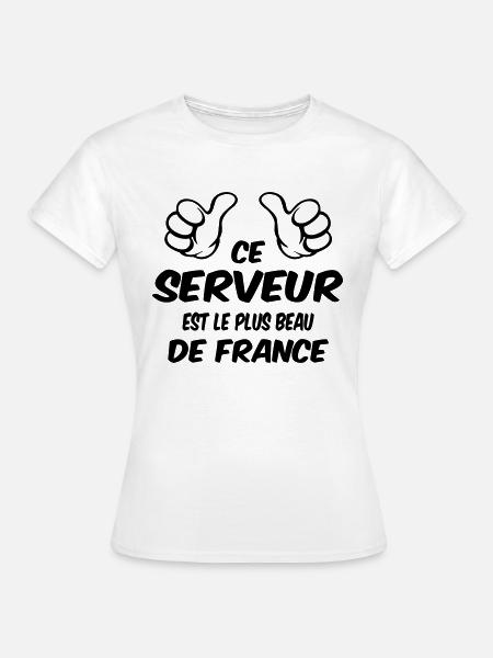 BESTER SERVER - Frauen T-Shirt - Weiß