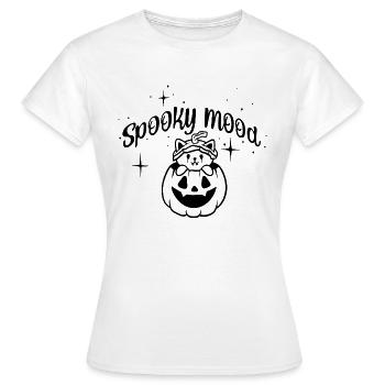 Gruselige Stimmung - Frauen T-Shirt - Weiß - Vorne - AI Model Female 172 dark (172cm)