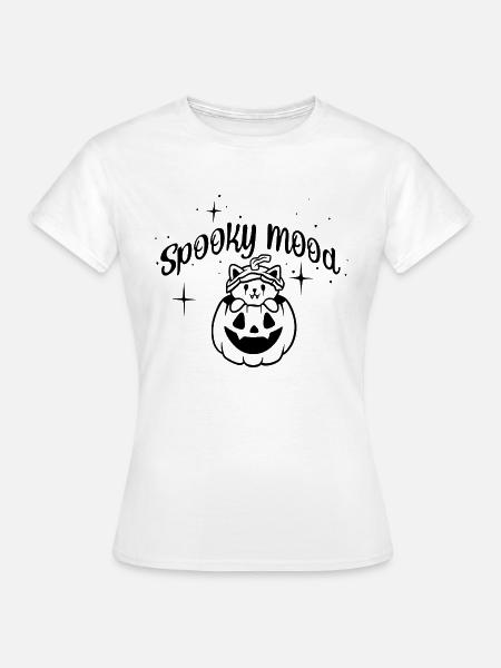 Gruselige Stimmung - Frauen T-Shirt - Weiß