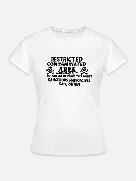 Restricted area - Frauen T-Shirt - Weiß