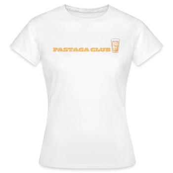 PASTAGA CLUB - T-shirt Femme - blanc - Devant - AI Model Female 172 dark (172cm)