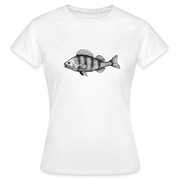 Barsch - Frauen T-Shirt - Weiß - Vorne - AI Model Female 172 dark (172cm)