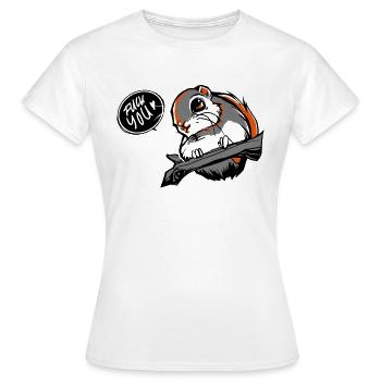 Unfreundliches japanisches Gleithörnchen - Frauen T-Shirt - Weiß - Vorne - AI Model Female 172 dark (172cm)