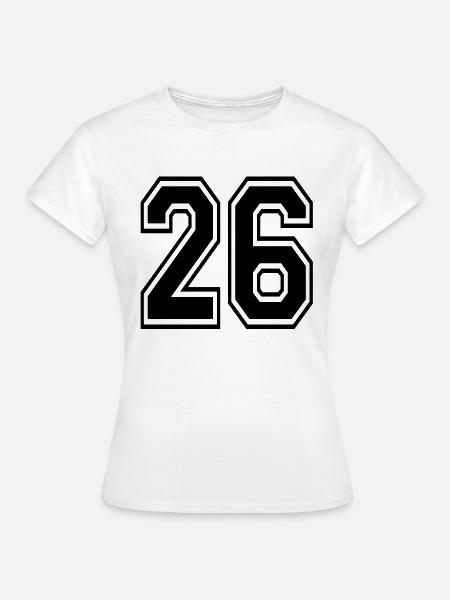 26 - Frauen T-Shirt - Weiß