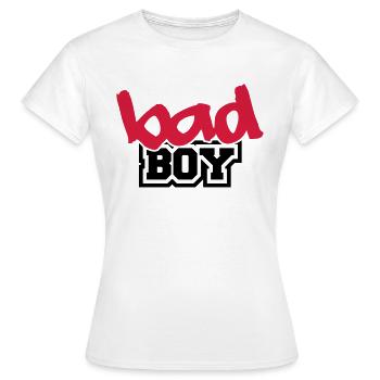 Bad Boy - Women's T-Shirt - white - Front - AI Model Female 172 dark (172cm)