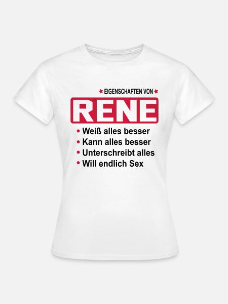 rene - Frauen T-Shirt - Weiß