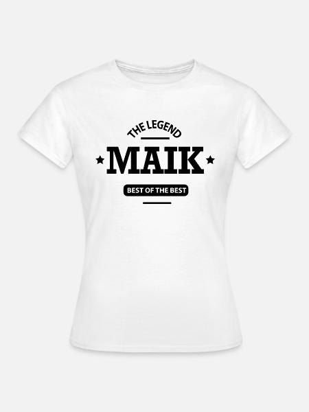 maik - Frauen T-Shirt - Weiß