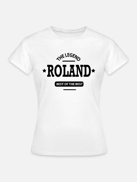 roland - Frauen T-Shirt - Weiß