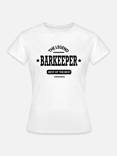 barkeeper - Frauen T-Shirt - Weiß
