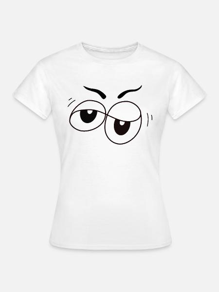 Augen - Frauen T-Shirt - Weiß