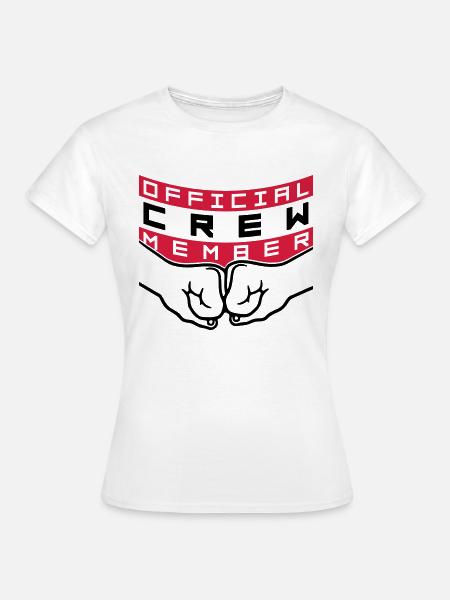 Official Crew Member - Frauen T-Shirt - Weiß