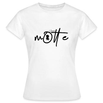 Notre papillon, bébé - T-shirt Femme - blanc - Devant - AI Model Female 172 dark (172cm)