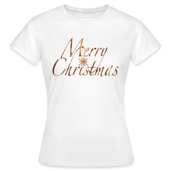 Merry christmas 2020 merry christmas - Women's T-Shirt - white - Front - AI Model Female 172 dark (172cm)