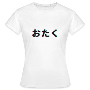 Otaku, Japon - T-shirt Femme - blanc - Devant - AI Model Female 172 dark (172cm)