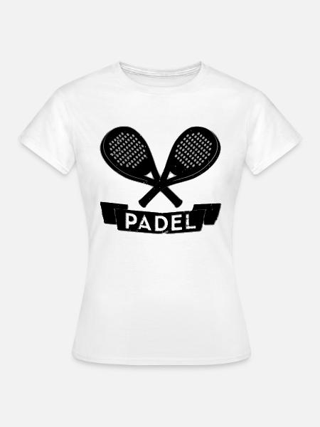 Padel Logo - Frauen T-Shirt - Weiß