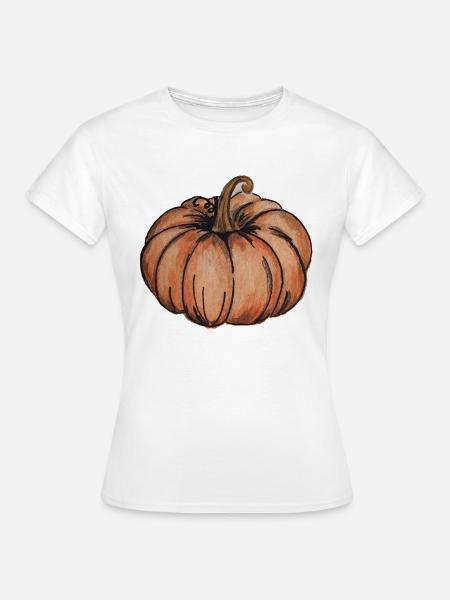 Pumpkin - Frauen T-Shirt - Weiß