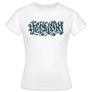 Helsinki - T-shirt Femme - blanc - Devant - AI Model Female 172 dark (172cm)