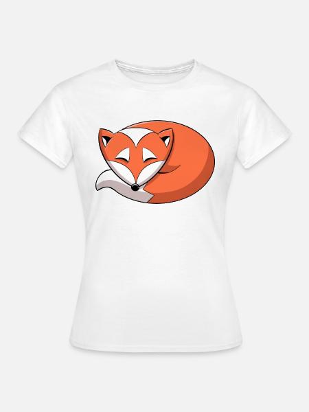 Fuchs - Frauen T-Shirt - Weiß