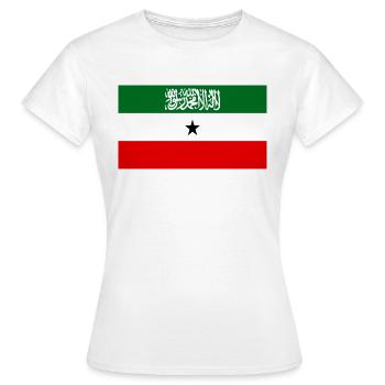 Somali land t shirt flags - Frauen T-Shirt - Weiß - Vorne - AI Model Female 172 dark (172cm)