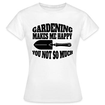 Jardinier Jardin Cadeau Hobby Jardinier Verger - T-shirt Femme - blanc - Devant - AI Model Female 172 dark (172cm)