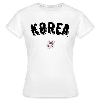 koraa - T-shirt Femme - blanc - Devant - AI Model Female 172 dark (172cm)