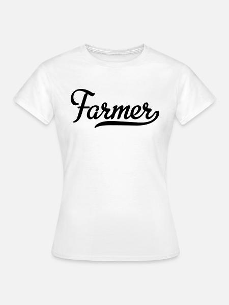 Landwirt - Frauen T-Shirt - Weiß
