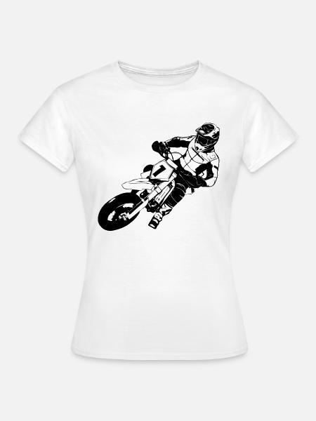 Supermoto - Frauen T-Shirt - Weiß