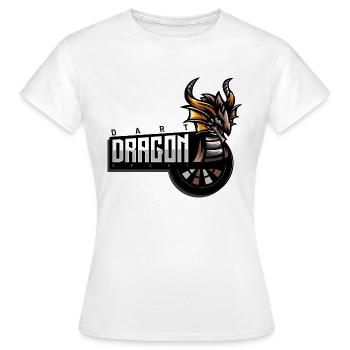 Dart Dragon Emblem - Frauen T-Shirt - Weiß - Vorne - AI Model Female 172 dark (172cm)