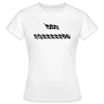 Was geht? - Frauen T-Shirt - Weiß - Vorne - AI Model Female 172 dark (172cm)