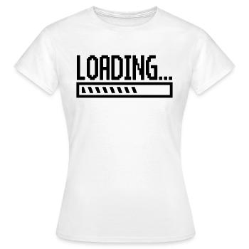 Loading - Women's T-Shirt - white - Front - AI Model Female 172 dark (172cm)