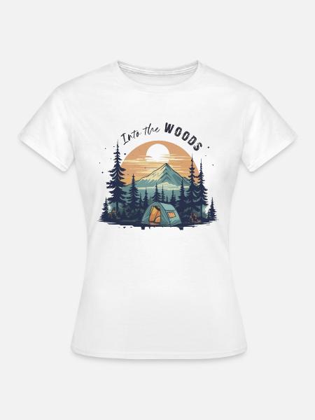 woods - Frauen T-Shirt - Weiß