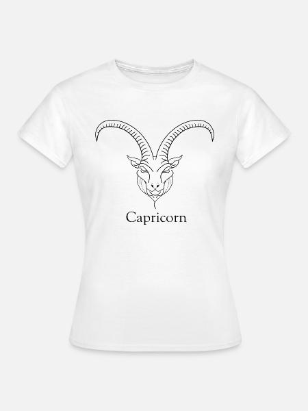 Sternzeichen - Steinbock - Frauen T-Shirt - Weiß