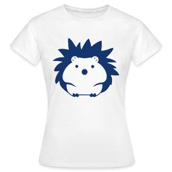 Hérisson - T-shirt Femme - blanc - Devant - AI Model Female 172 dark (172cm)