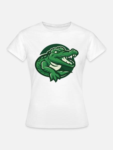 Hans das Krokodil - Frauen T-Shirt - Weiß