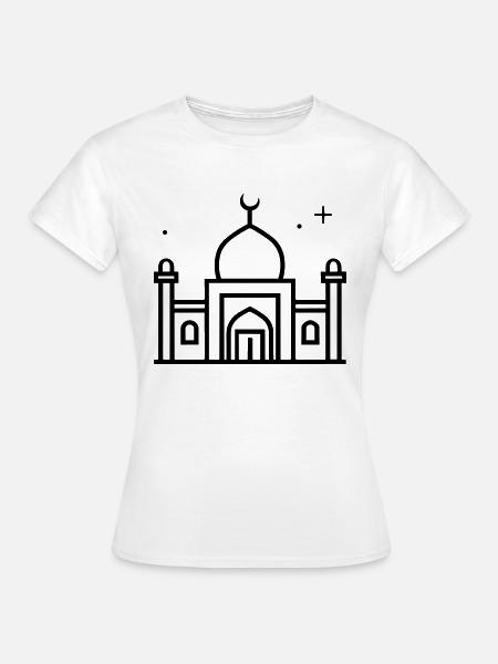Moschee - Frauen T-Shirt - Weiß