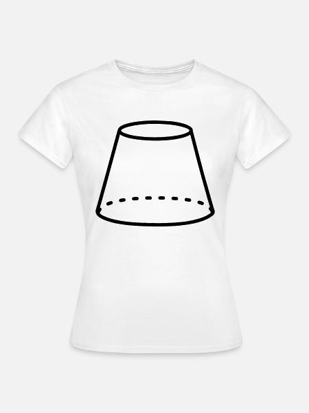 Mathematische Form des Stumpfes - Frauen T-Shirt - Weiß