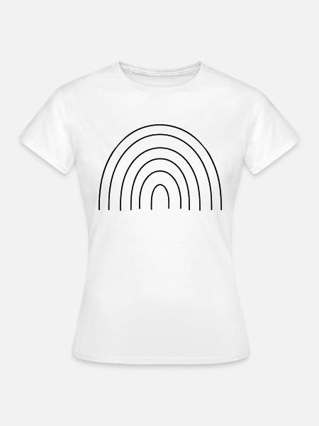 Regenbogen - Frauen T-Shirt - Weiß
