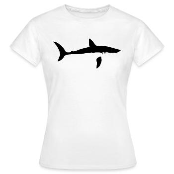hai hai hai hai hai hai hai hai hai hai hai hai - Frauen T-Shirt - Weiß - Vorne - AI Model Female 172 dark (172cm)