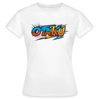otaku anime manga cadeau - T-shirt Femme - blanc - Devant - AI Model Female 172 dark (172cm)