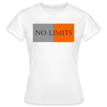 Pas de Limite - T-shirt Femme - blanc - Devant - AI Model Female 172 dark (172cm)