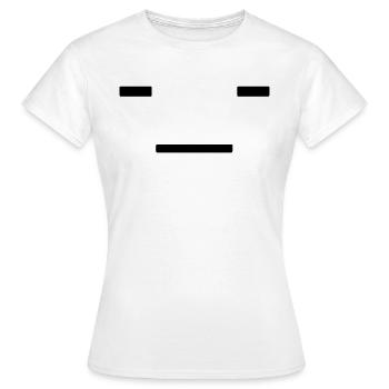 Visage - T-shirt Femme - blanc - Devant - AI Model Female 172 dark (172cm)