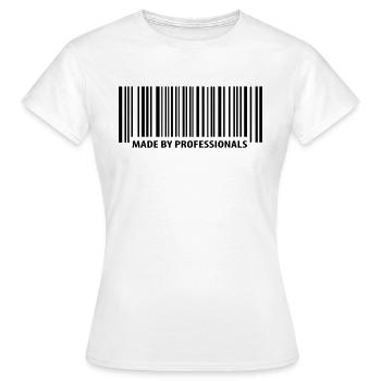 Made by Professionals - Women's T-Shirt - white - Front - AI Model Female 172 dark (172cm)
