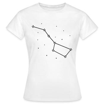 Sternbild grosser wagen - Frauen T-Shirt - Weiß - Vorne - AI Model Female 172 dark (172cm)