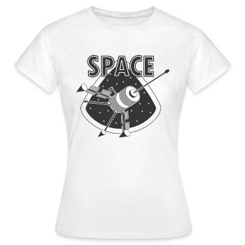 Raumfahrt - Frauen T-Shirt - Weiß - Vorne - AI Model Female 172 dark (172cm)
